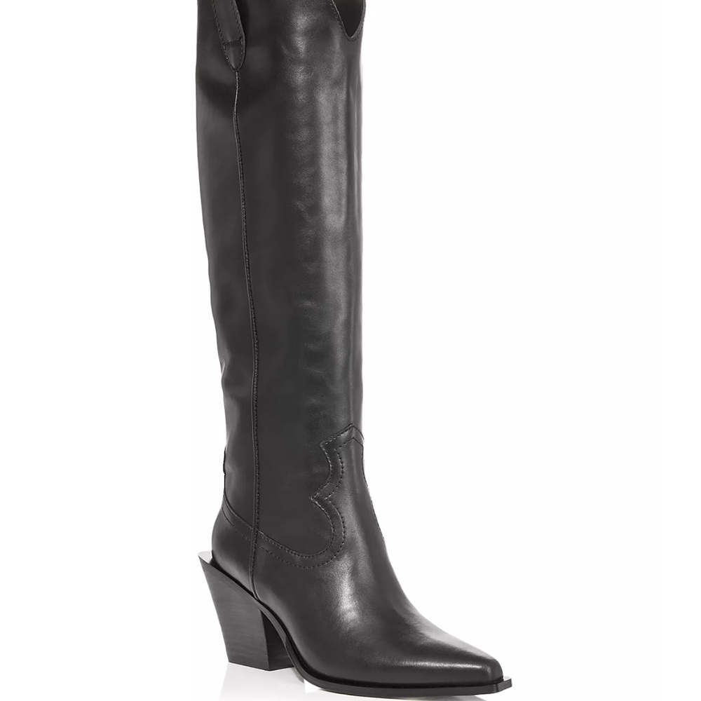 AQUA POINTED TOE to the knee BOOTS